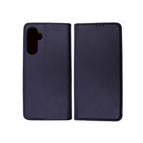 Capa Flip de Couro com Bolso Interno para Samsung Galaxy A24 Preto